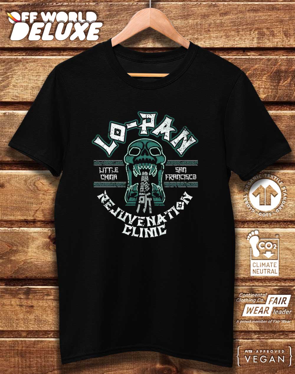 DELUXE Lo Pan Rejuvenation Clinic Organic Cotton T-Shirt