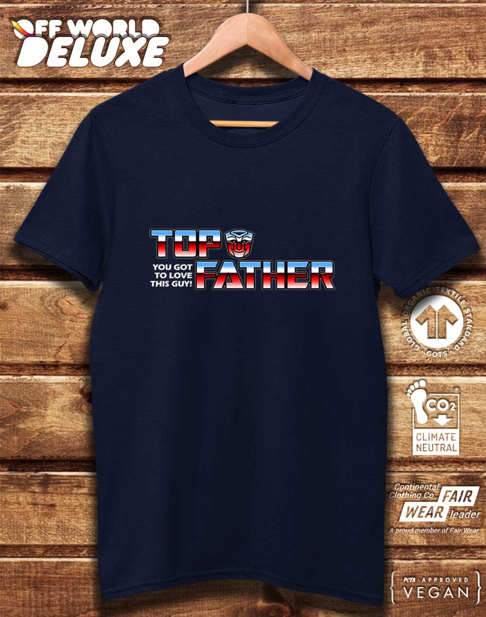 DELUXE Top Father Organic Cotton T-Shirt