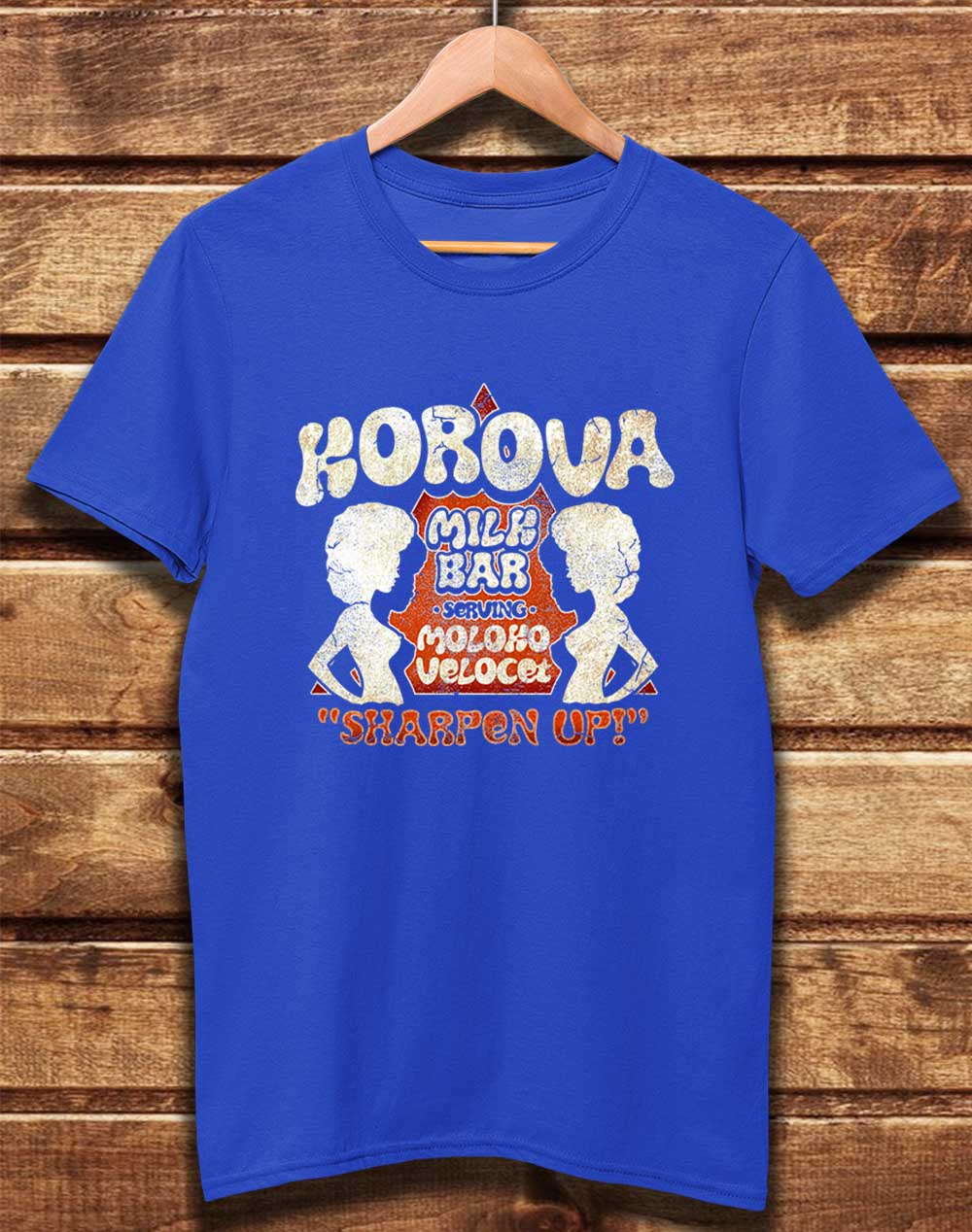 Bright Blue - DELUXE Korova Milk Bar Organic Cotton T-Shirt