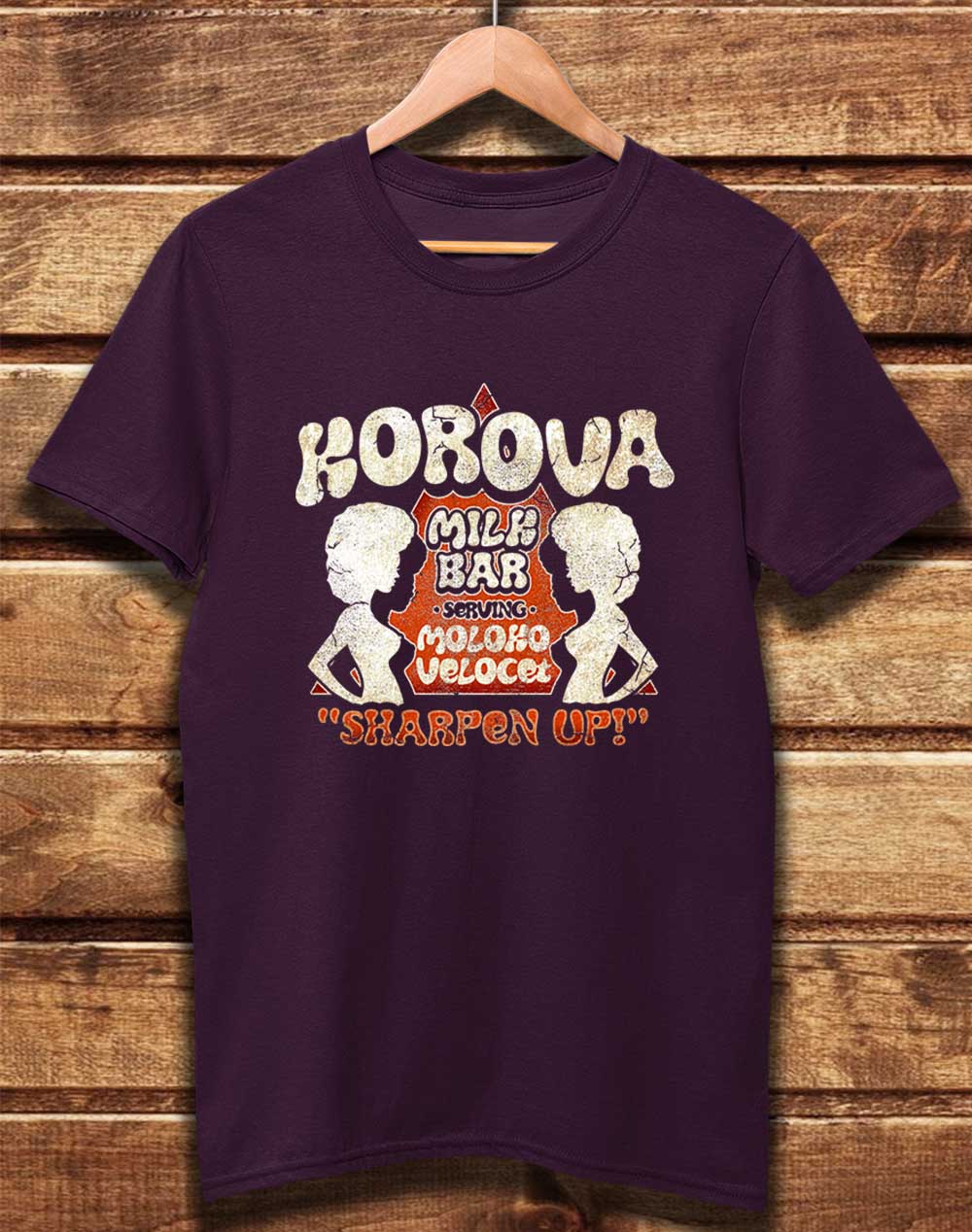Eggplant - DELUXE Korova Milk Bar Organic Cotton T-Shirt