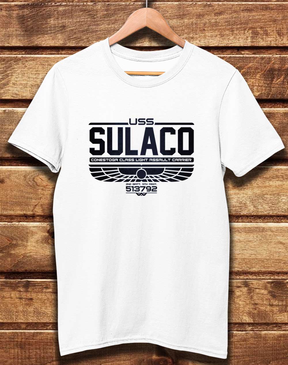 White - DELUXE USS Sulaco Organic Cotton T-Shirt