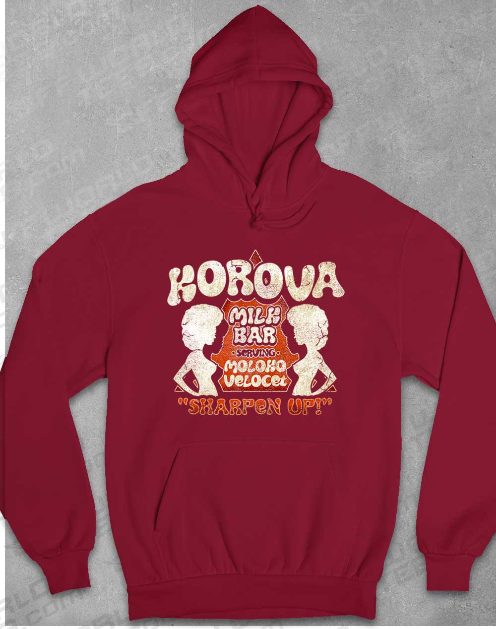 Burgundy - Korova Milk Bar Hoodie