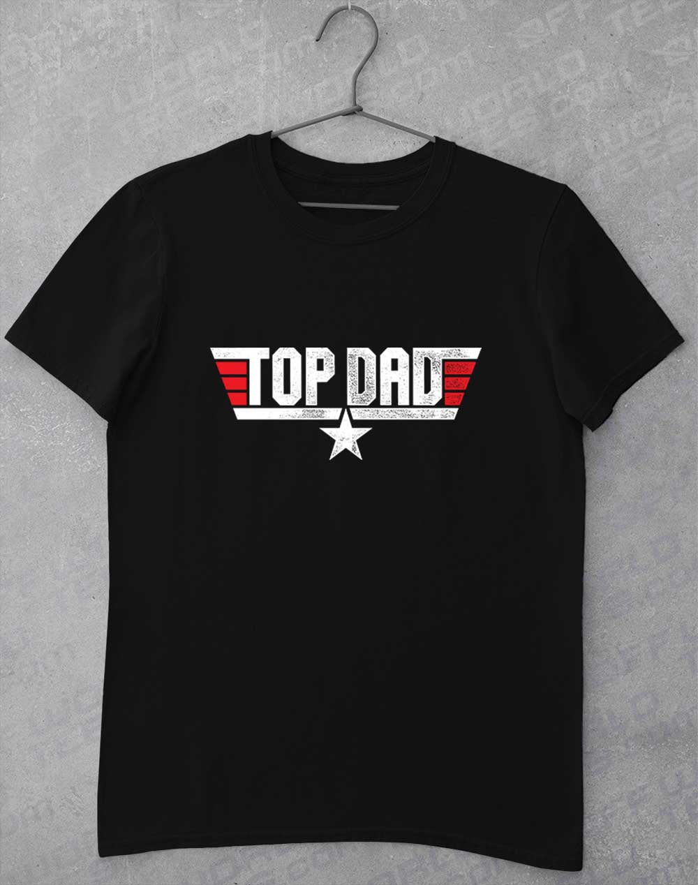 Black - Top Dad T-Shirt