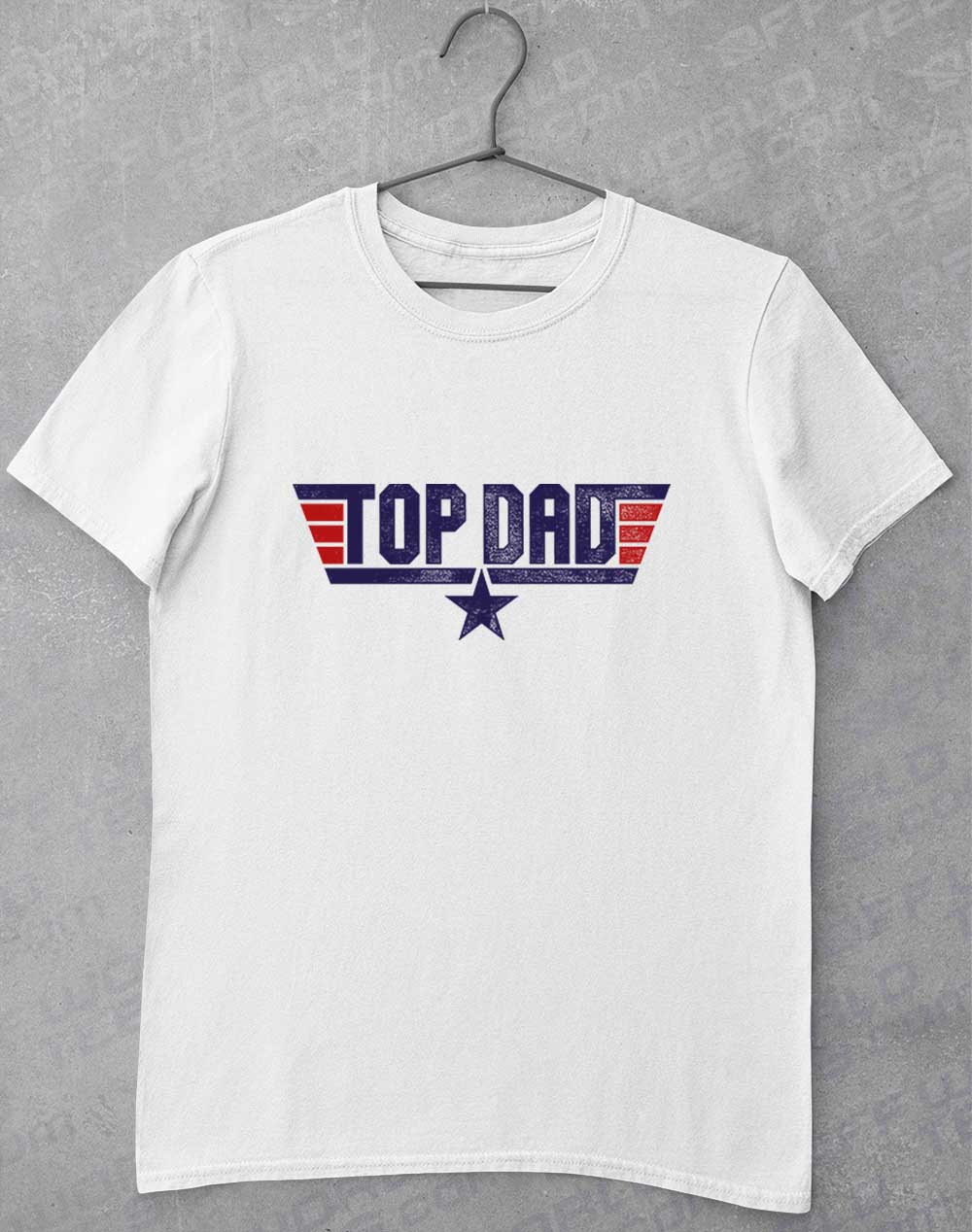 White - Top Dad T-Shirt