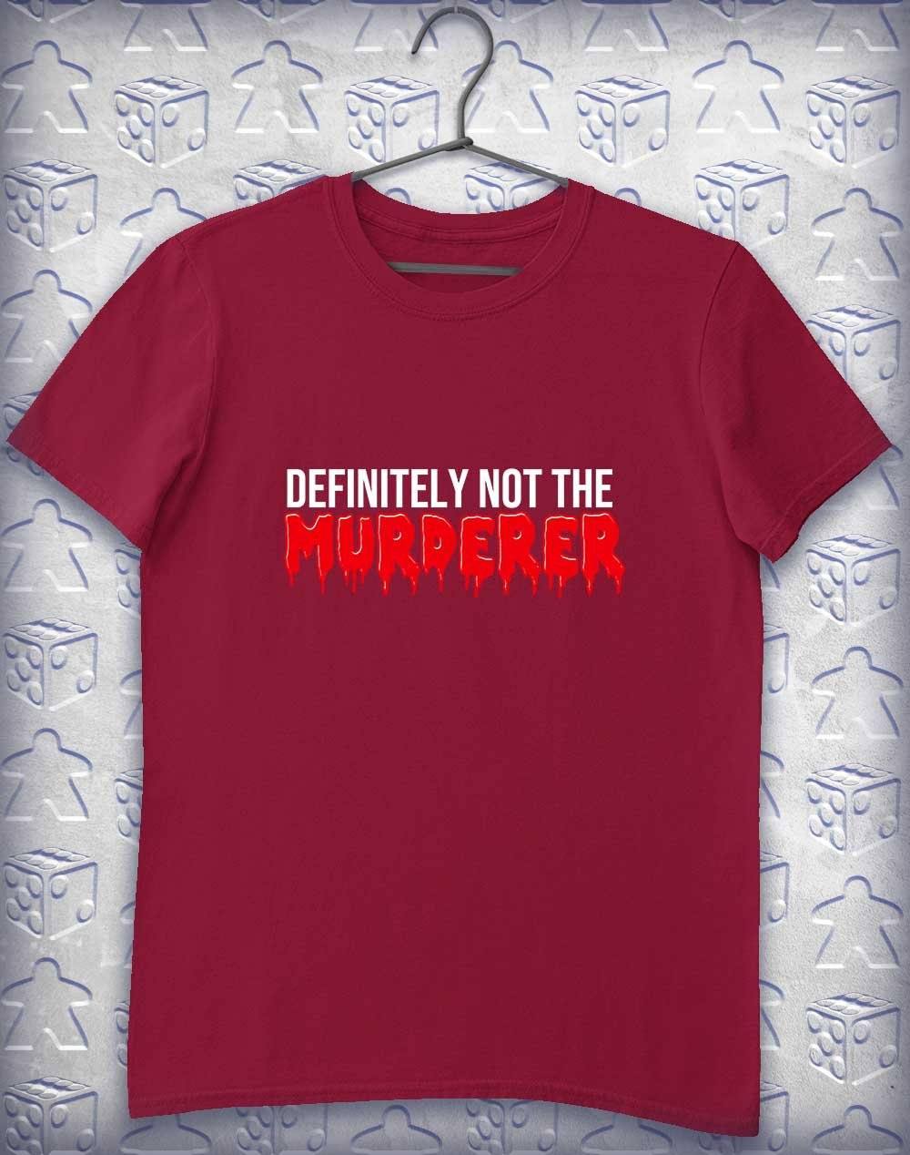 Definitely Not the Murderer Alphagamer T-Shirt S / Cardinal Red - Off World Tees