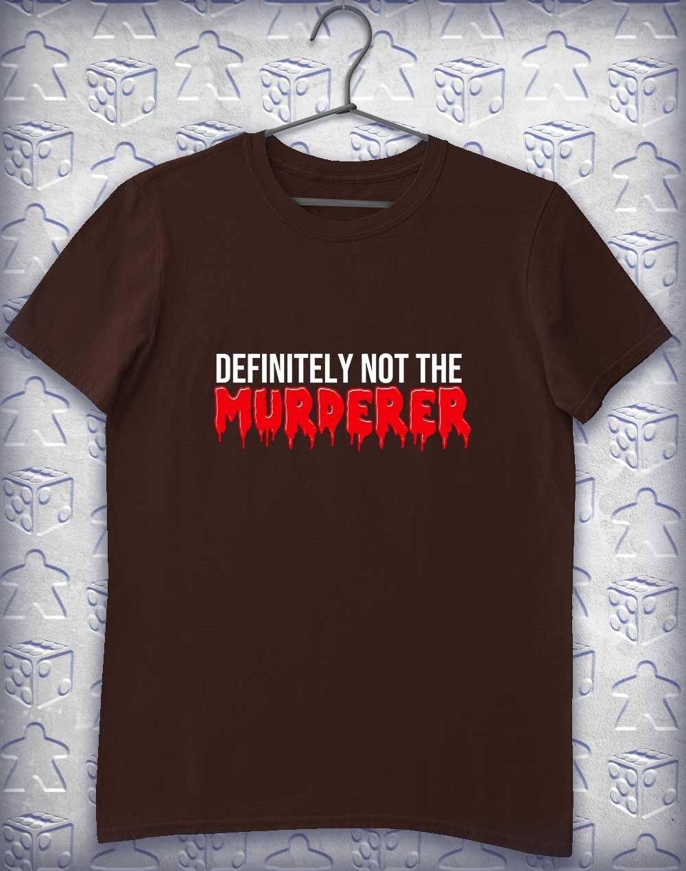Definitely Not the Murderer Alphagamer T-Shirt S / Dark Chocolate - Off World Tees