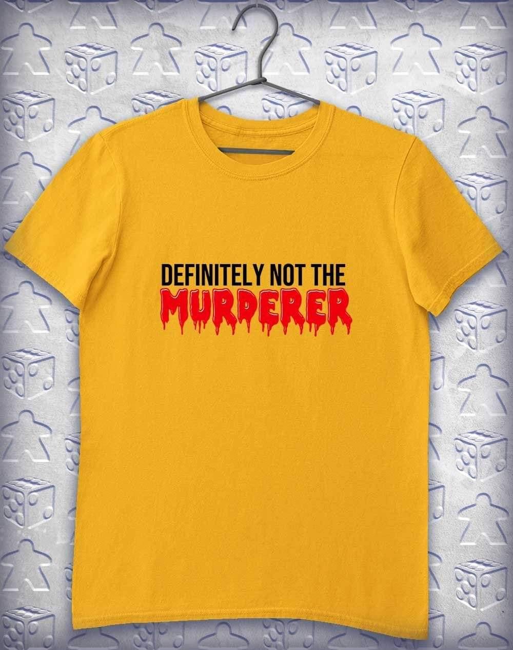 Definitely Not the Murderer Alphagamer T-Shirt S / Gold - Off World Tees