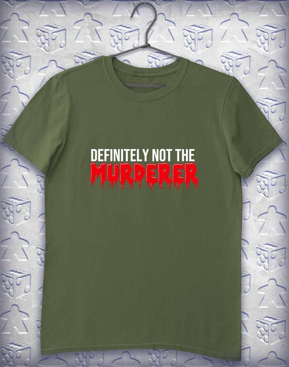 Definitely Not the Murderer Alphagamer T-Shirt S / Military Green - Off World Tees