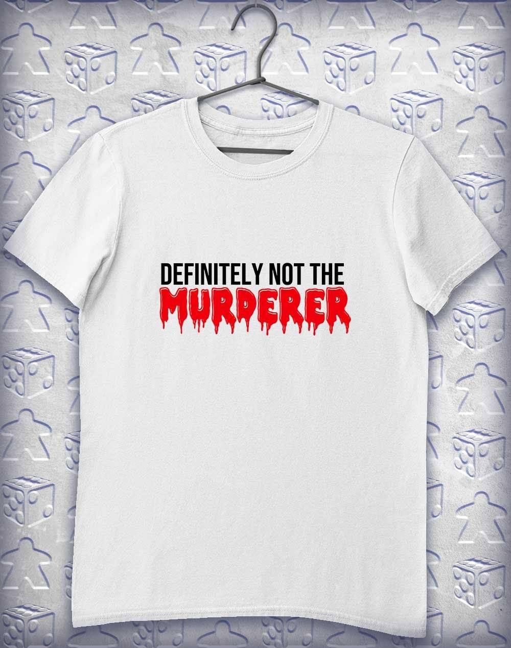 Definitely Not the Murderer Alphagamer T-Shirt S / White - Off World Tees