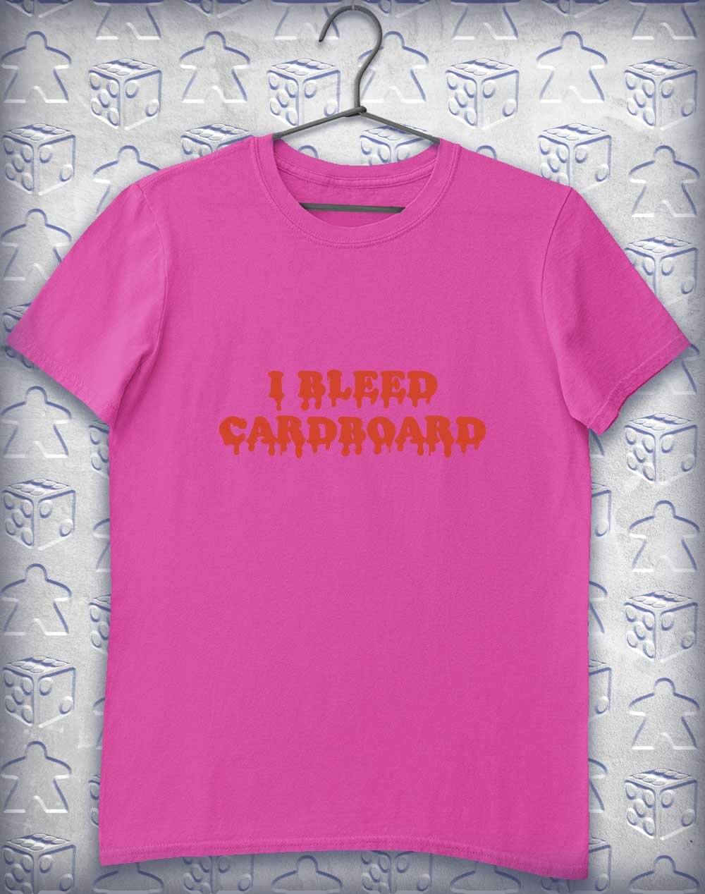 I Bleed Cardboard Alphagamer T-Shirt S / Azalea - Off World Tees