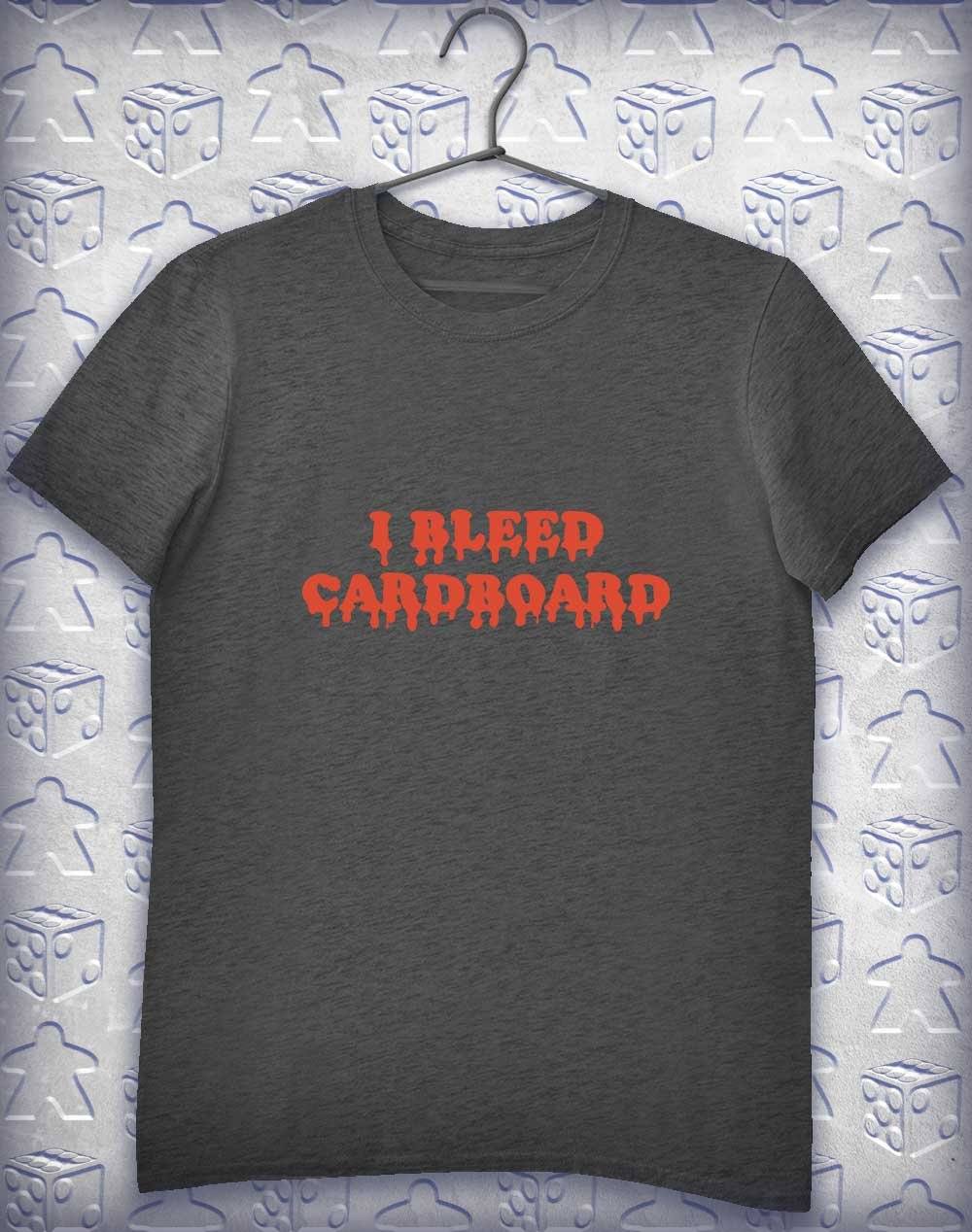 I Bleed Cardboard Alphagamer T-Shirt S / Dark Heather - Off World Tees