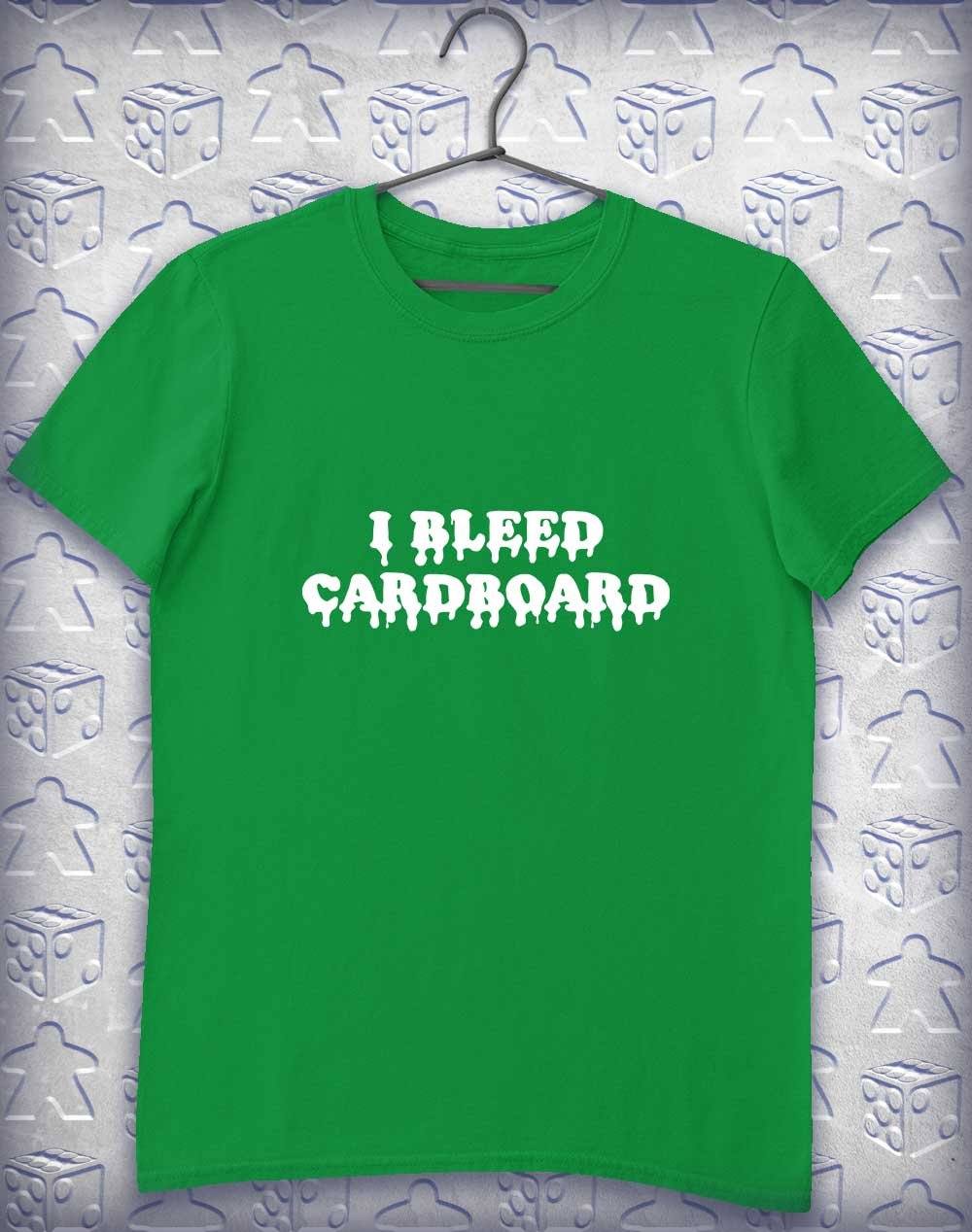 I Bleed Cardboard Alphagamer T-Shirt S / Irish Green - Off World Tees