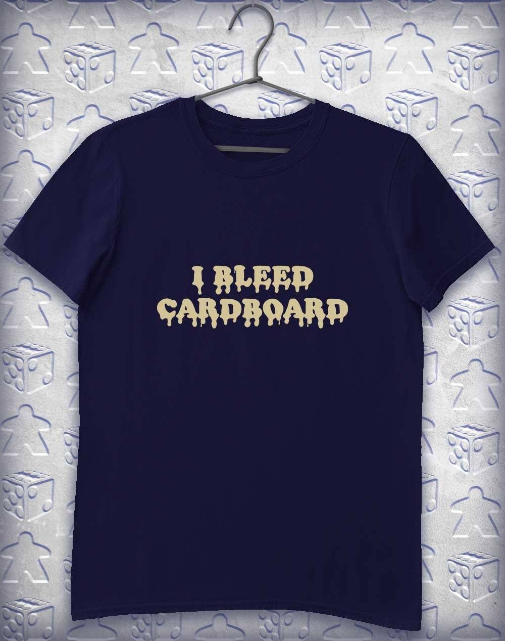 I Bleed Cardboard Alphagamer T-Shirt S / Navy - Off World Tees