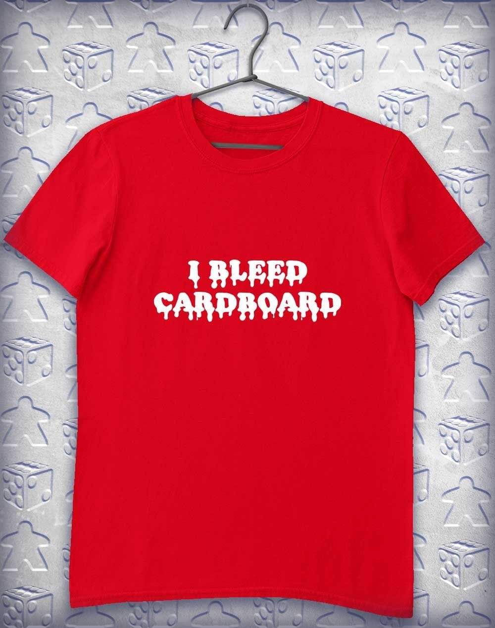 I Bleed Cardboard Alphagamer T-Shirt S / Red - Off World Tees