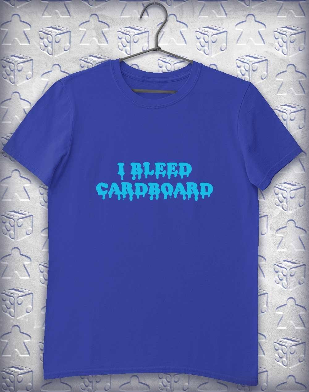I Bleed Cardboard Alphagamer T-Shirt S / Royal - Off World Tees