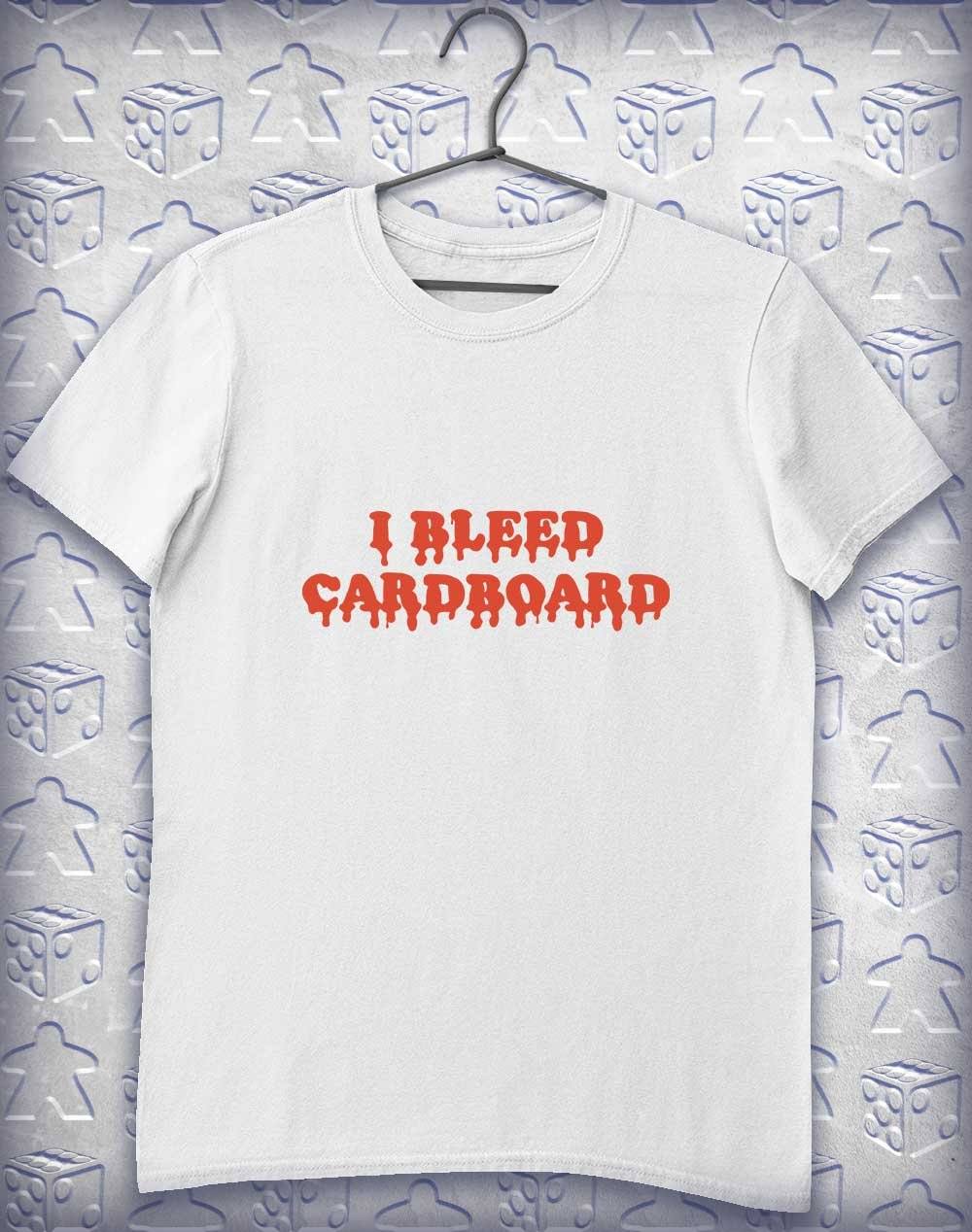 I Bleed Cardboard Alphagamer T-Shirt S / White - Off World Tees