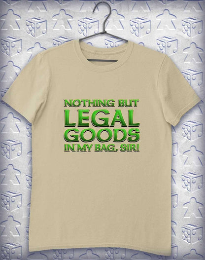 Legal Goods in my Bag Alphagamer T-Shirt S / Natural  - Off World Tees