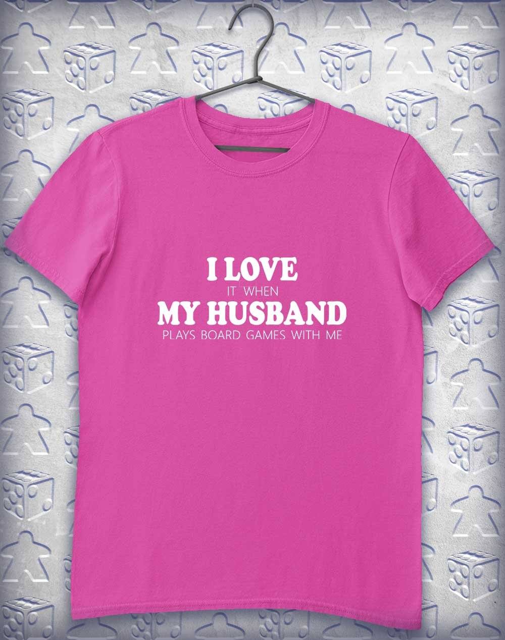 My Husband Plays Games Alphagamer T-Shirt S / Azalea - Off World Tees