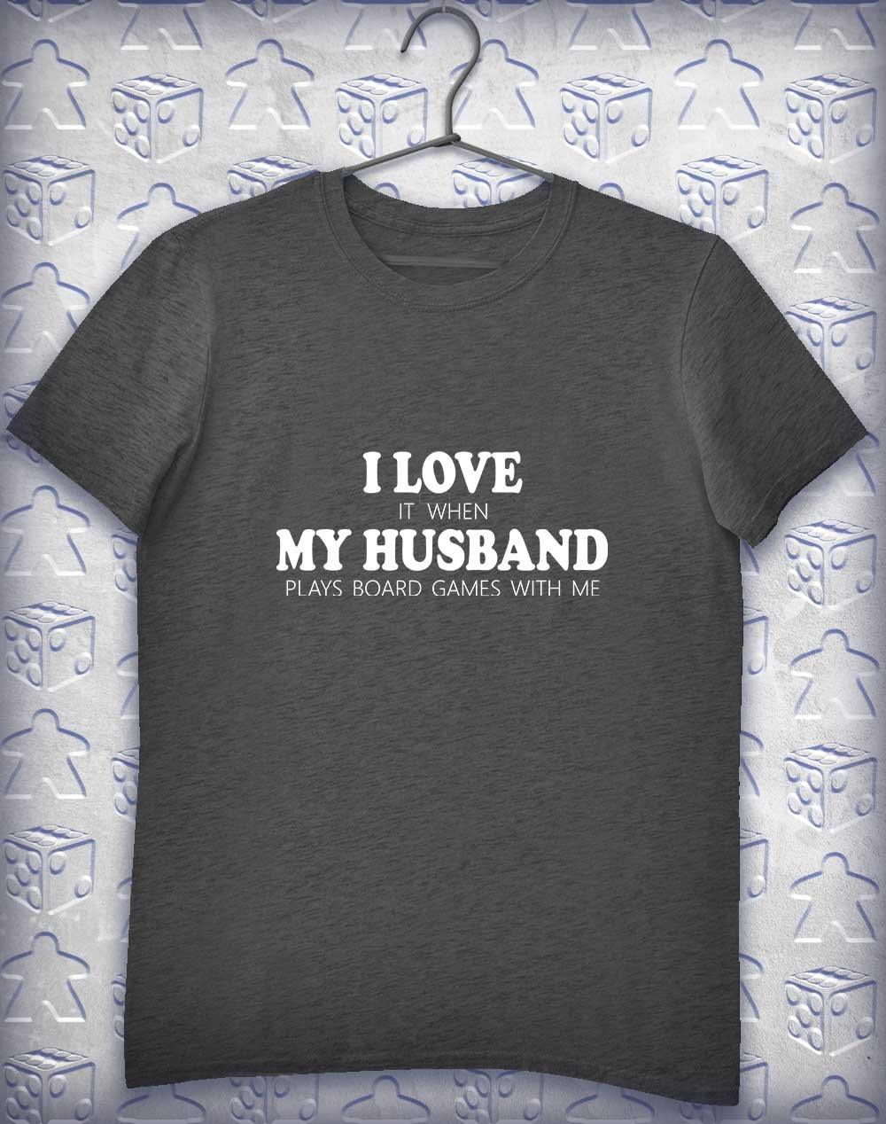 My Husband Plays Games Alphagamer T-Shirt S / Dark Heather - Off World Tees