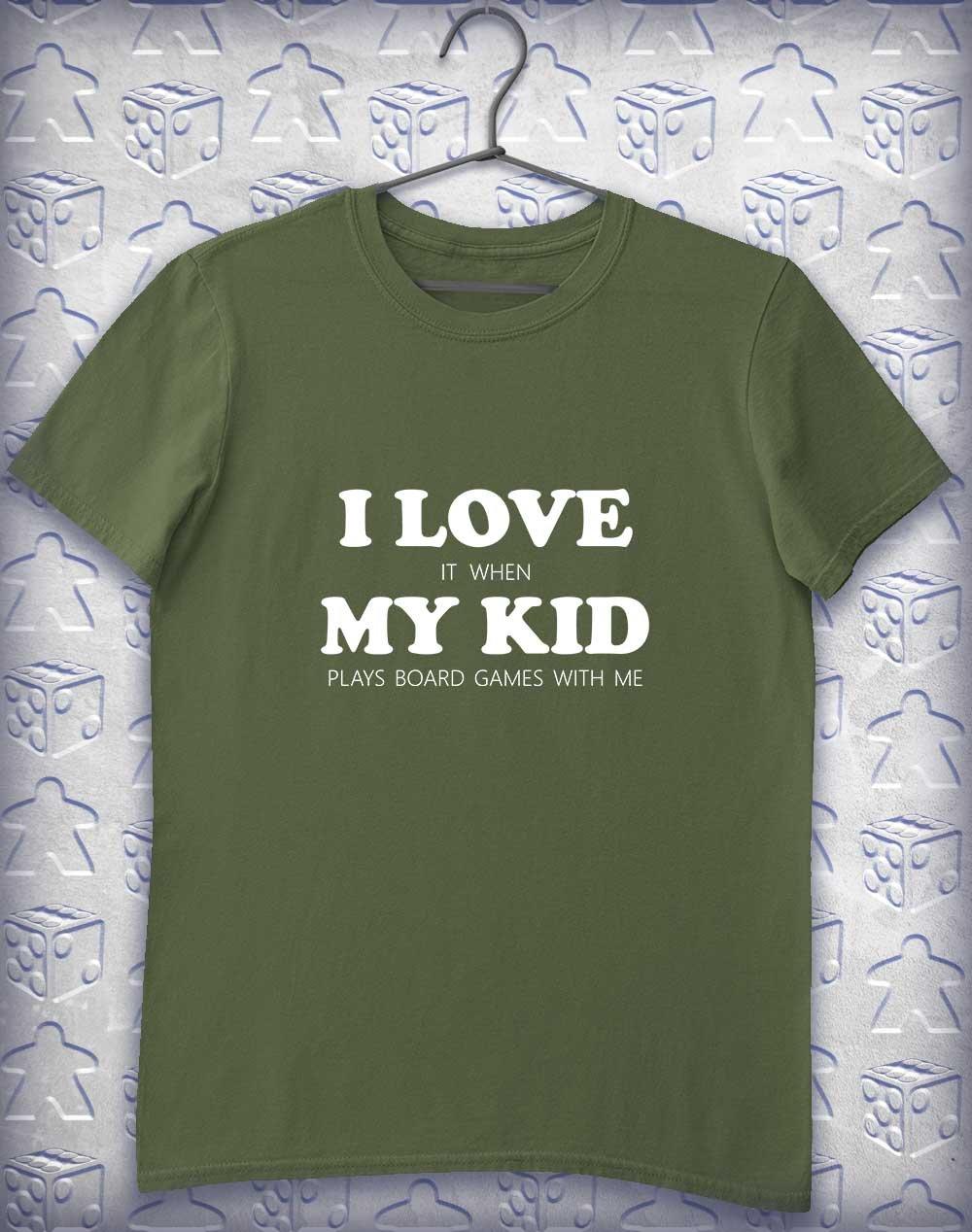 My Kid Plays Games Alphagamer T-Shirt S / Military Green - Off World Tees