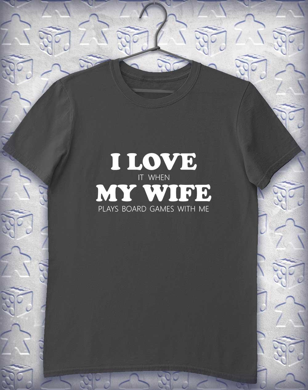 My Wife Plays Games Alphagamer T-Shirt S / Charcoal - Off World Tees