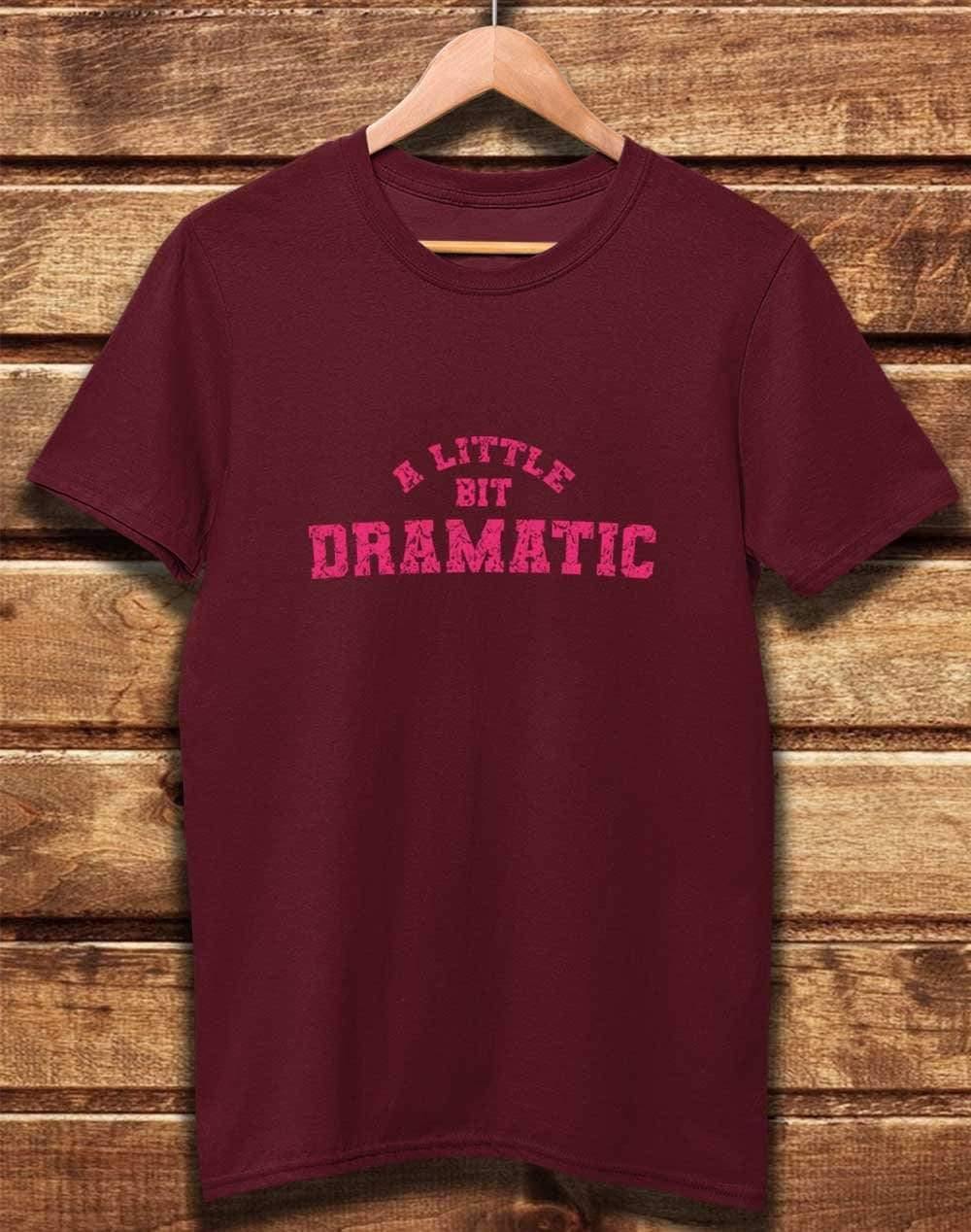 DELUXE A Little Bit Dramatic Organic Cotton T-Shirt XS / Burgundy - Off World Tees