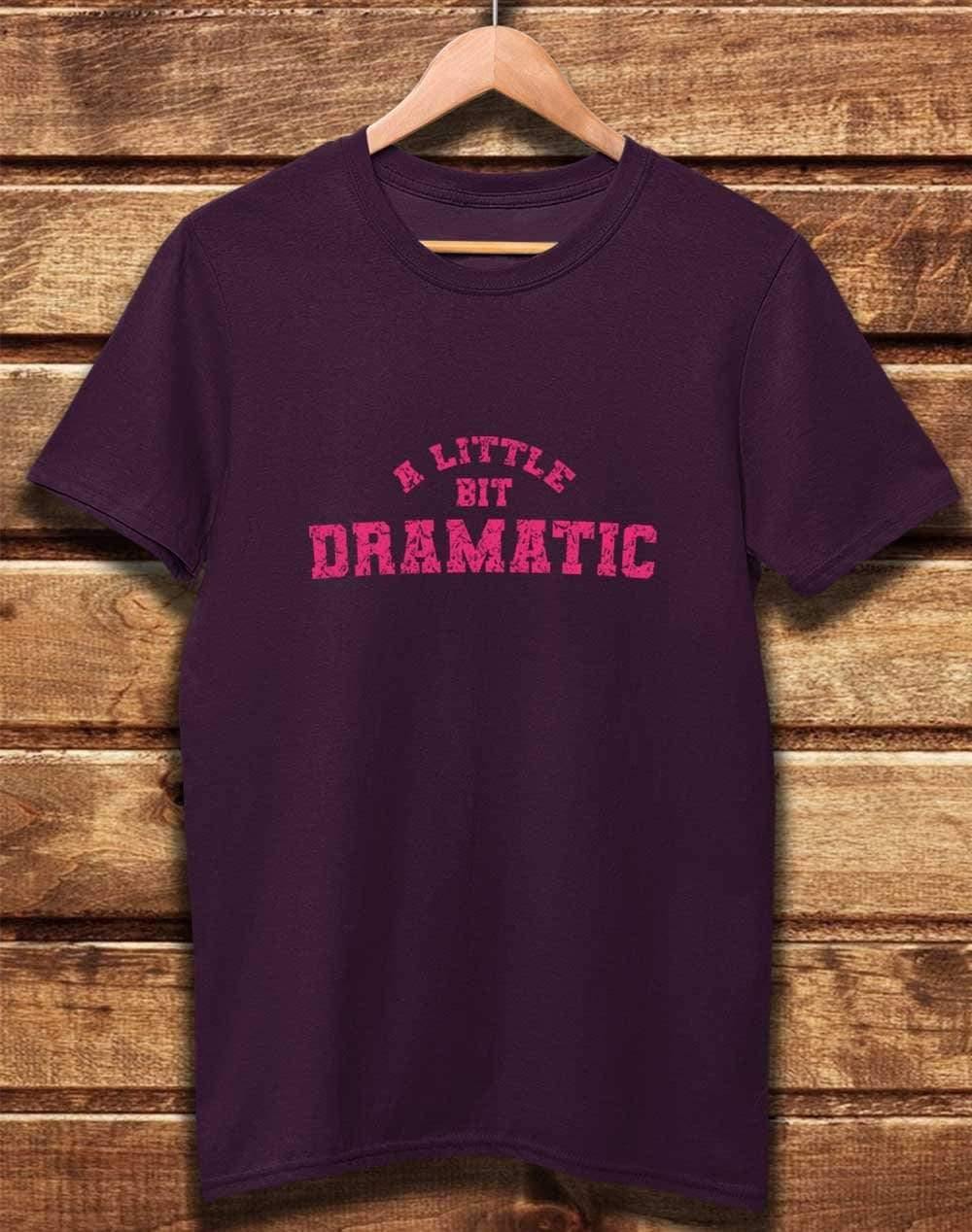 DELUXE A Little Bit Dramatic Organic Cotton T-Shirt XS / Eggplant - Off World Tees