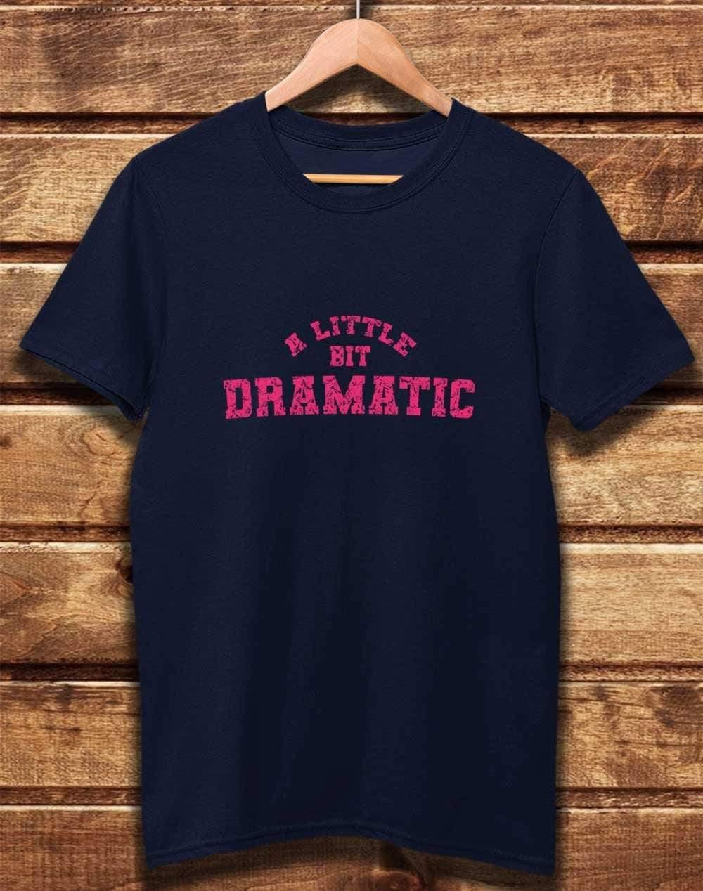 DELUXE A Little Bit Dramatic Organic Cotton T-Shirt XS / Navy - Off World Tees