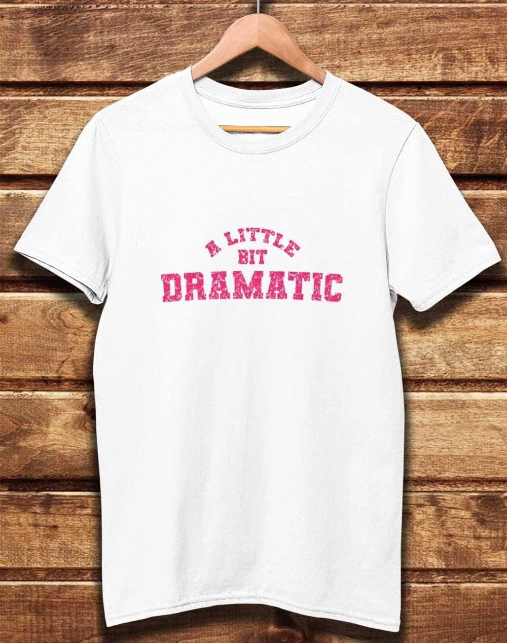 DELUXE A Little Bit Dramatic Organic Cotton T-Shirt XS / White - Off World Tees