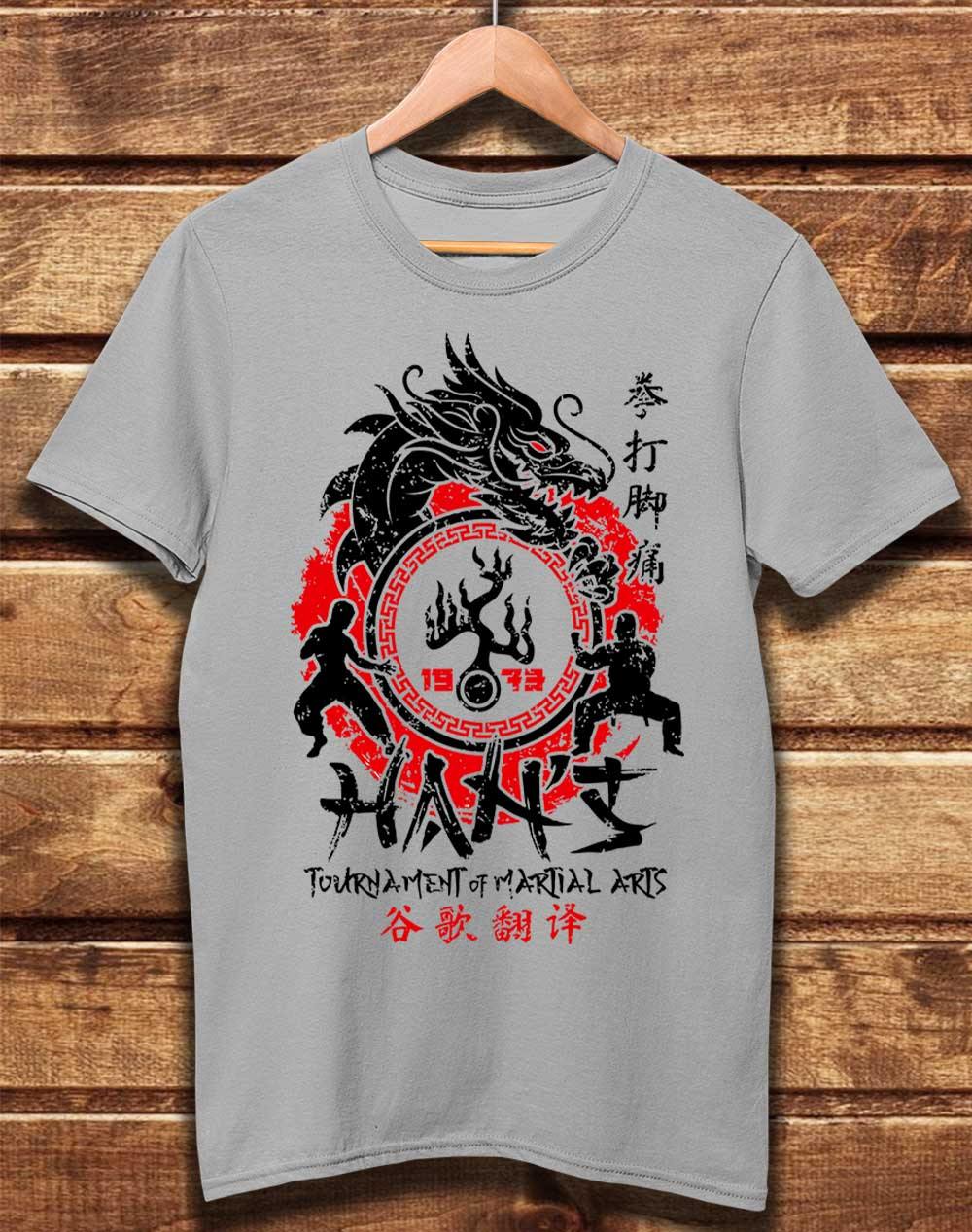 DELUXE Han's Tounament 1973 Organic Cotton T-Shirt XS / Light Grey - Off World Tees