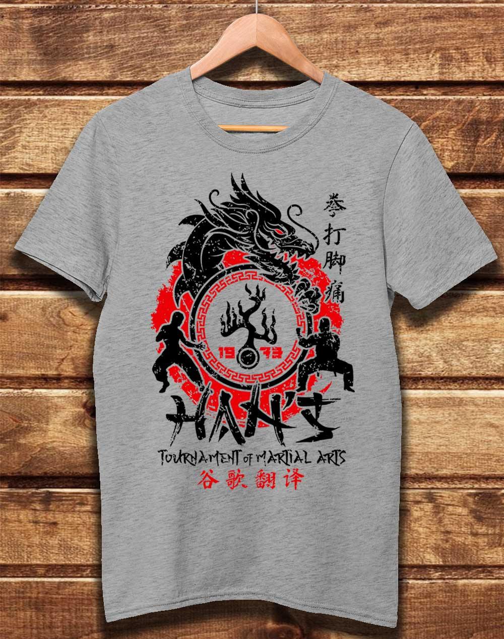 DELUXE Han's Tounament 1973 Organic Cotton T-Shirt XS / Melange Grey - Off World Tees