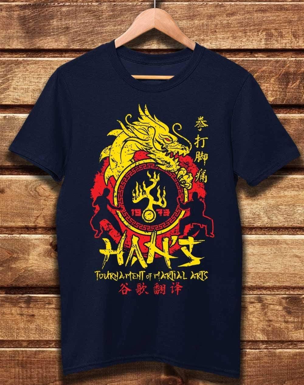 DELUXE Han's Tounament 1973 Organic Cotton T-Shirt XS / Navy - Off World Tees