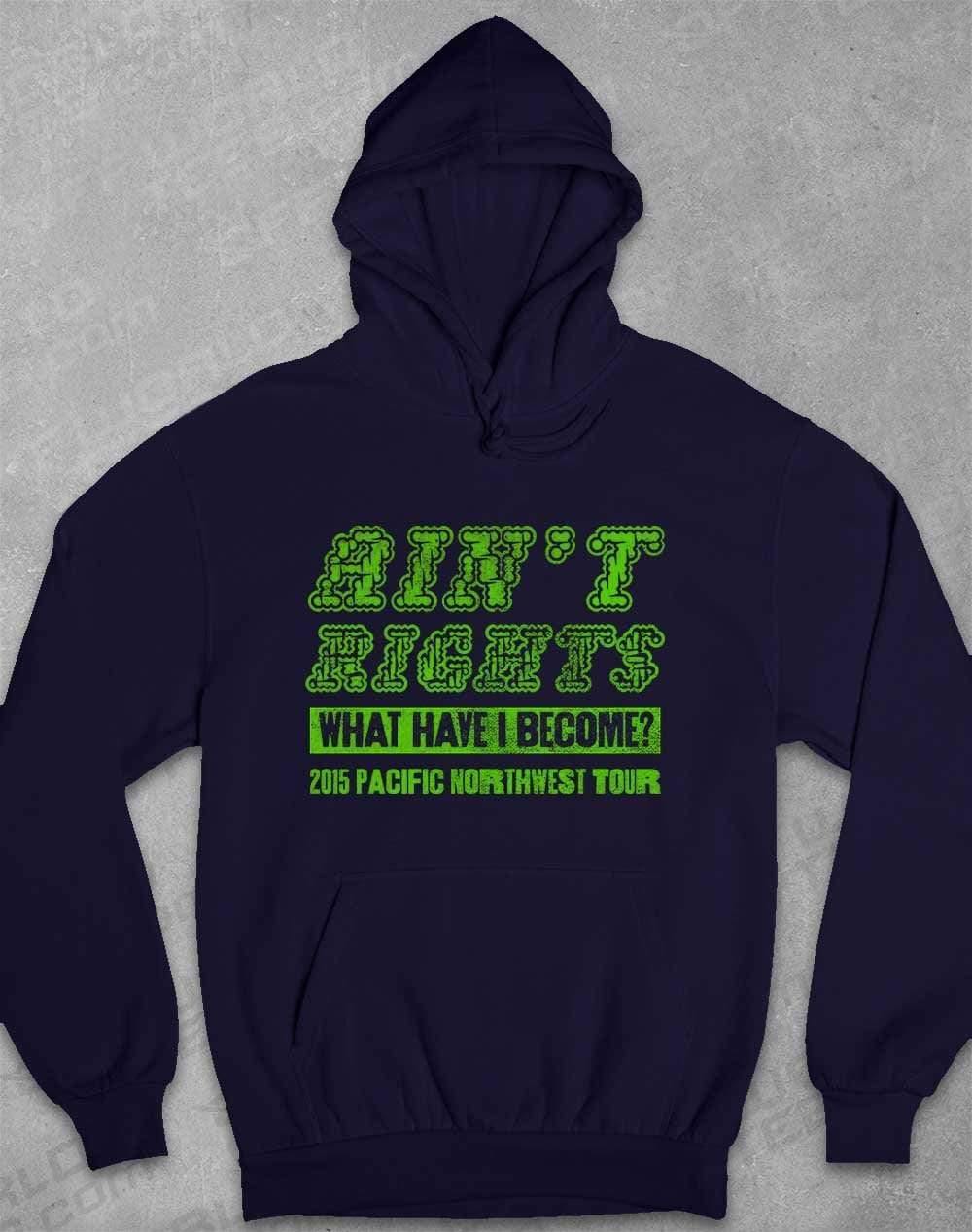 Ain't Rights 2015 Tour Hoodie XS / Oxford Navy - Off World Tees
