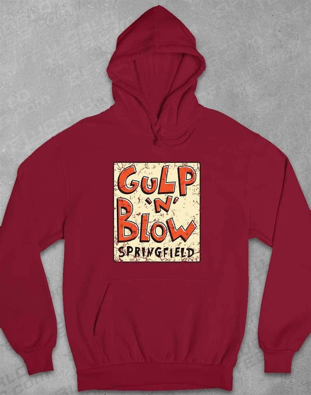 Gulp N Blow Hoodie XS / Burgundy - Off World Tees