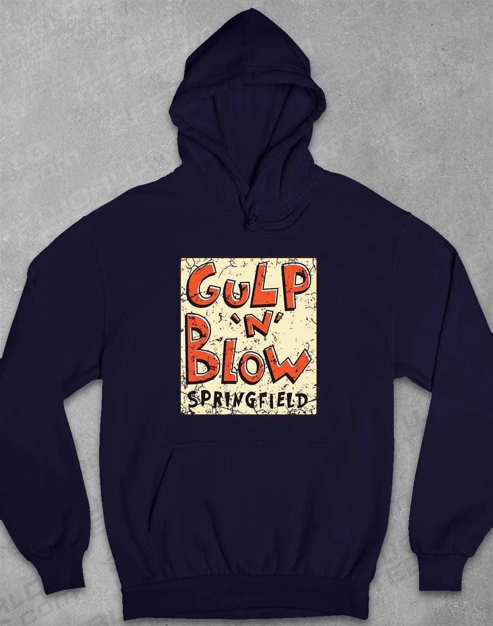 Gulp N Blow Hoodie XS / Oxford Navy - Off World Tees