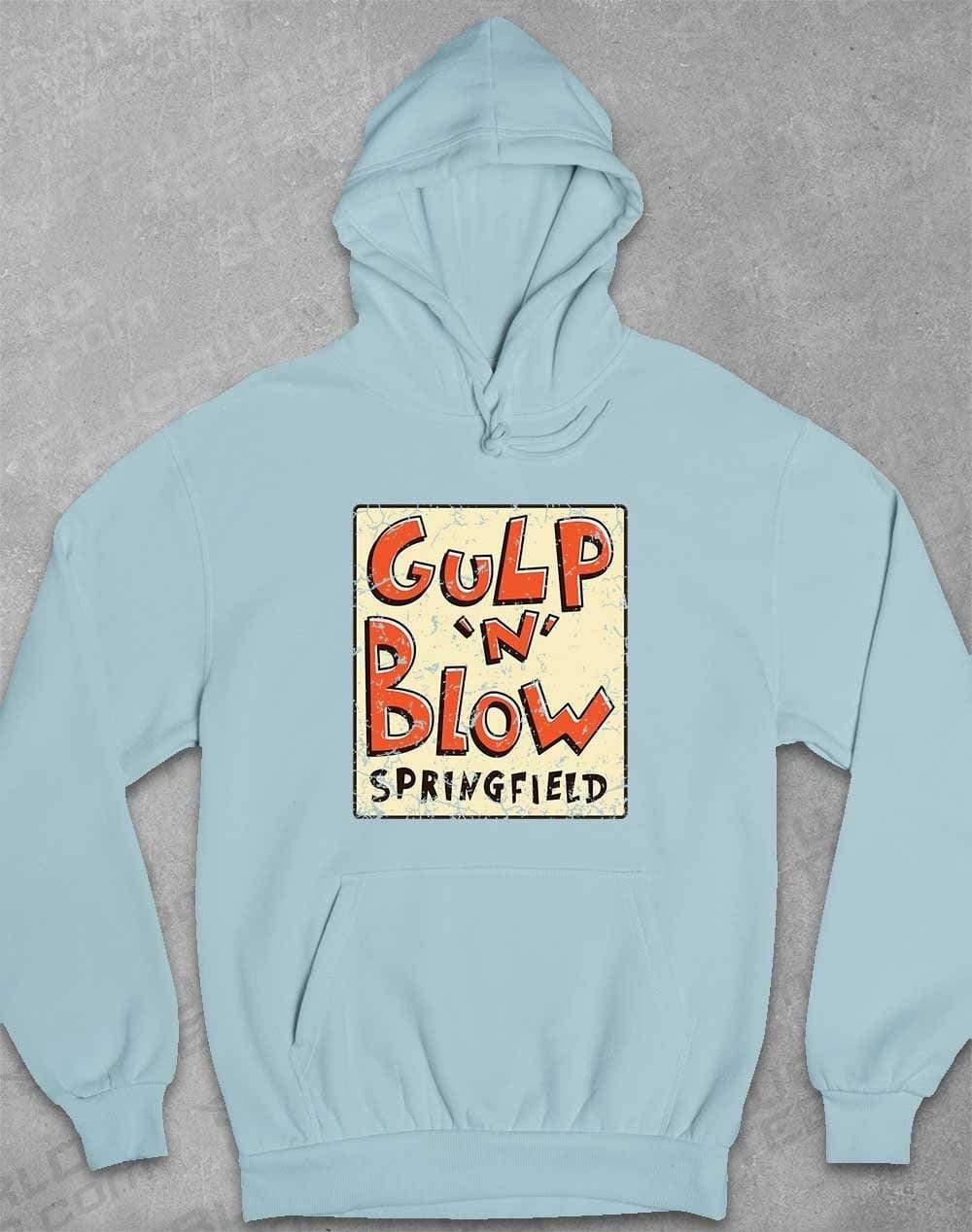Gulp N Blow Hoodie XS / Sky Blue - Off World Tees