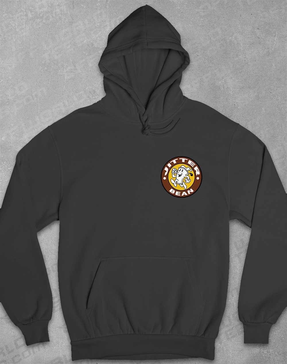 Jitter Bean Pocket Print Hoodie XS / Charcoal - Off World Tees