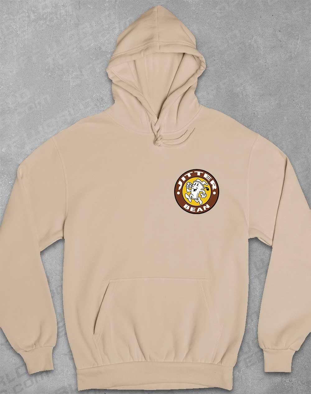 Jitter Bean Pocket Print Hoodie XS / Desert Sand - Off World Tees