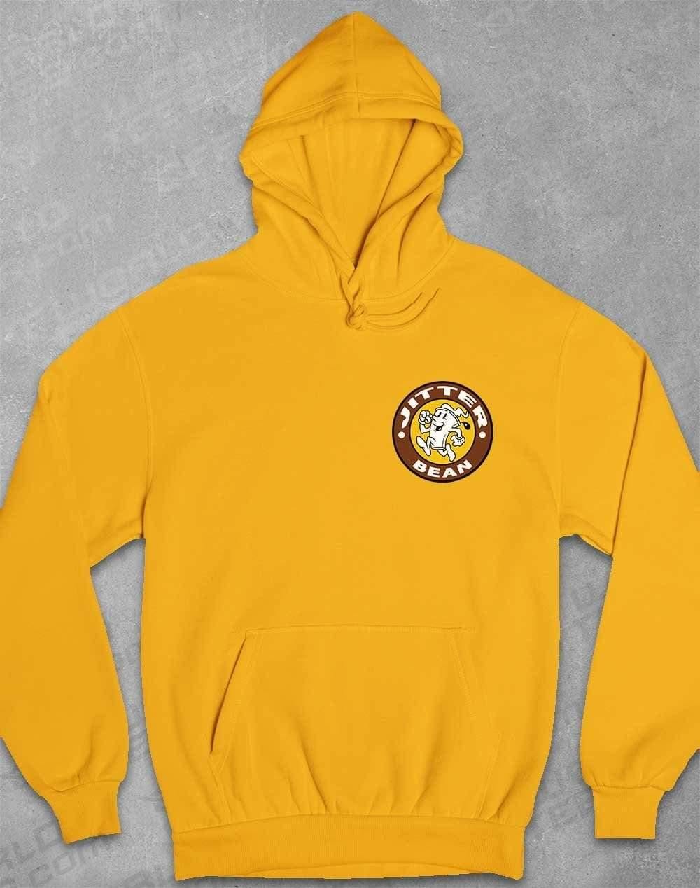 Jitter Bean Pocket Print Hoodie XS / Gold - Off World Tees