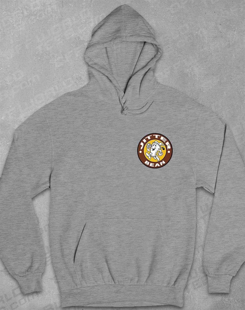 Jitter Bean Pocket Print Hoodie XS / Heather Grey - Off World Tees