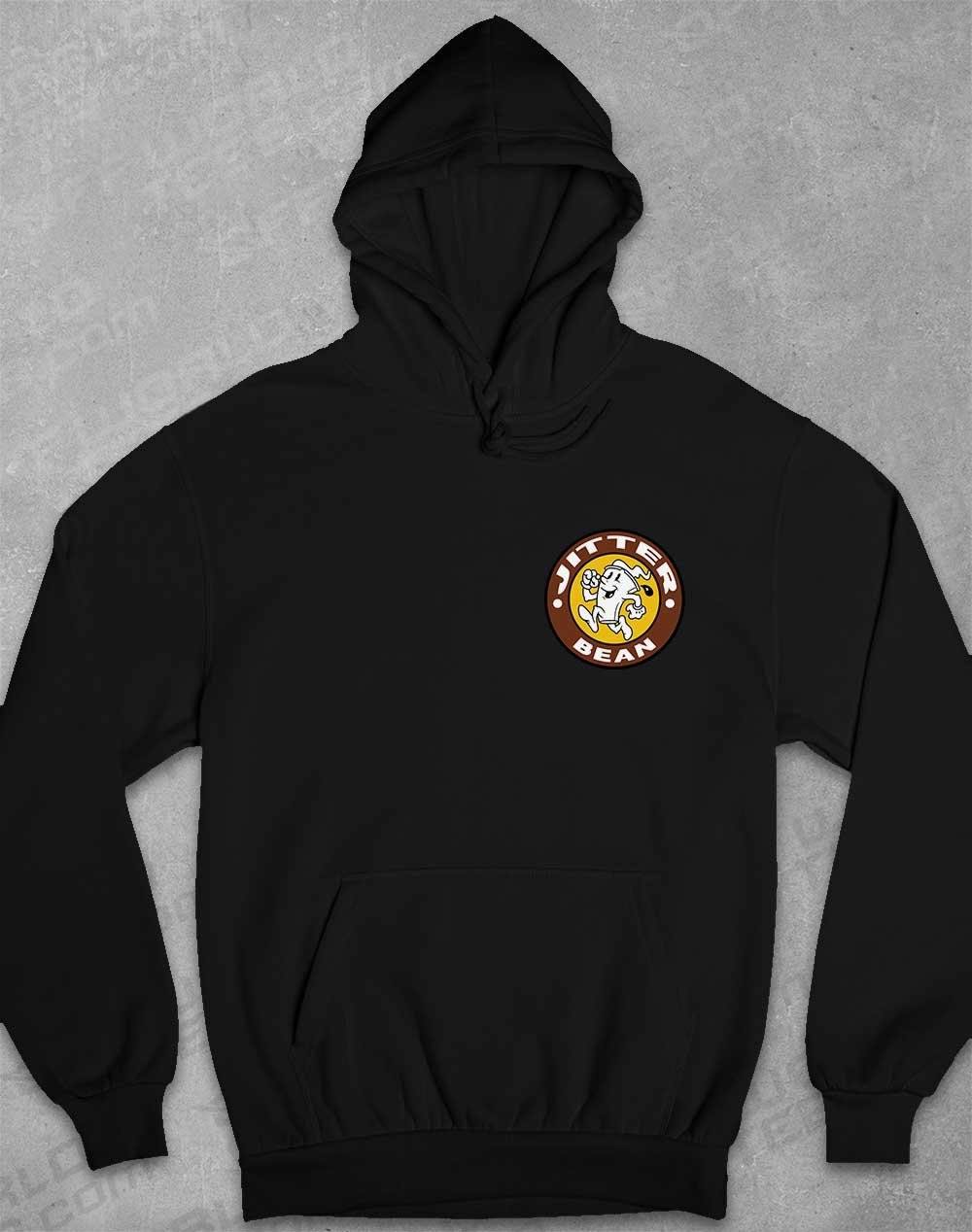 Jitter Bean Pocket Print Hoodie XS / Jet Black - Off World Tees