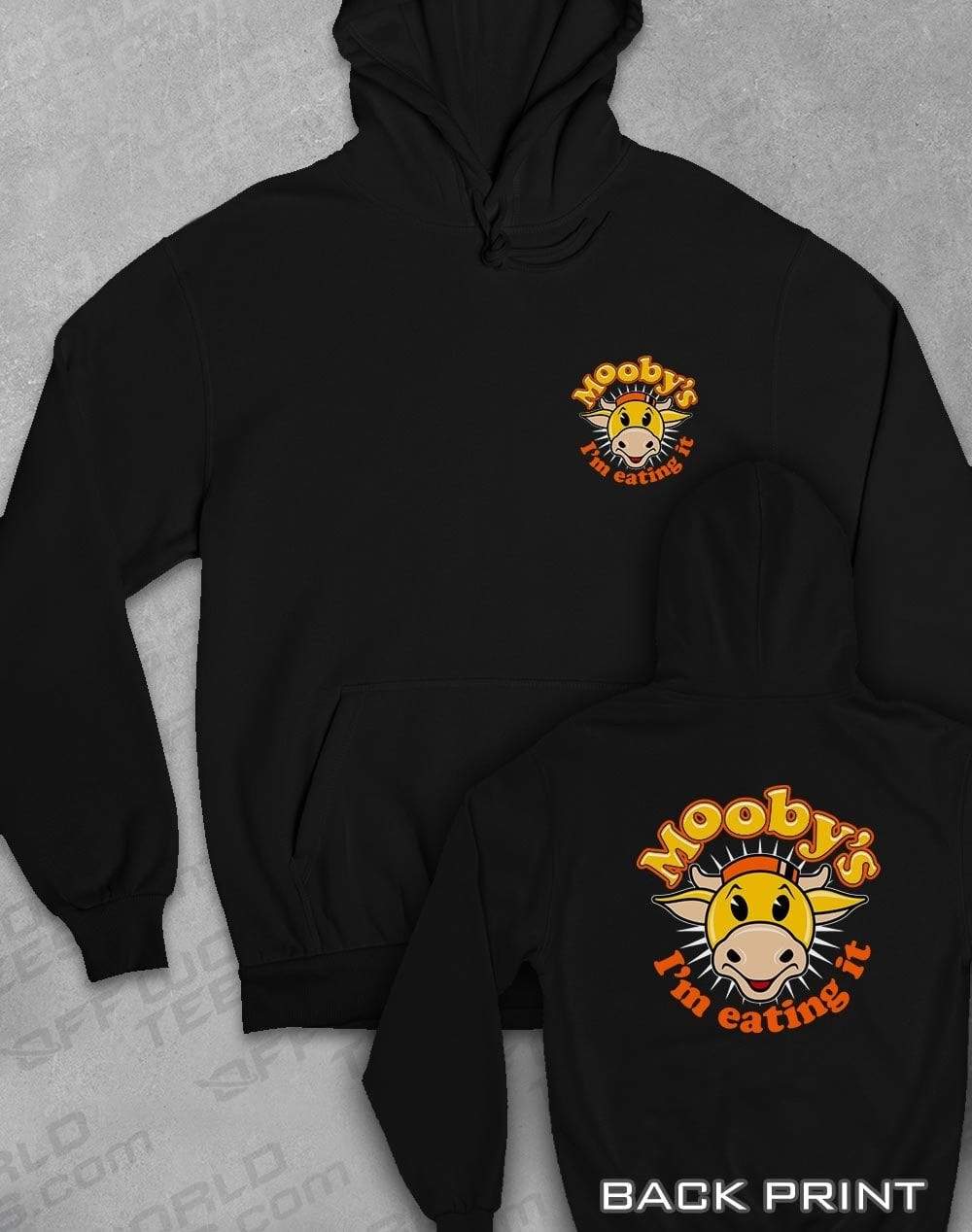 Mooby's Hoodie XS / Jet Black - Off World Tees