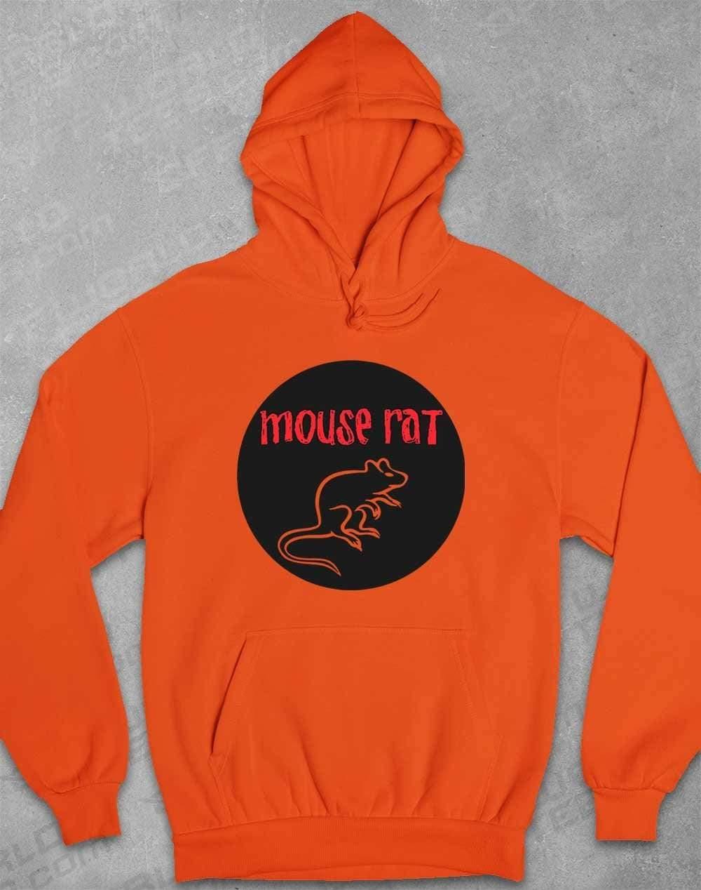 Mouse Rat Round Logo Hoodie XS / Sunset Orange - Off World Tees