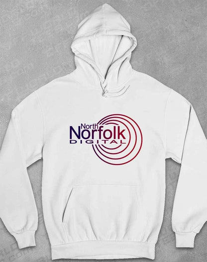 North Norfolk Digital Hoodie XS / Arctic White  - Off World Tees