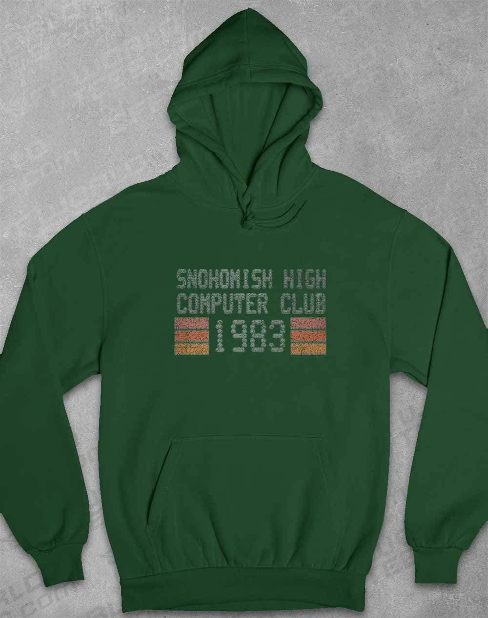 Snohomish High Computer Club Hoodie XS / Bottle Green - Off World Tees