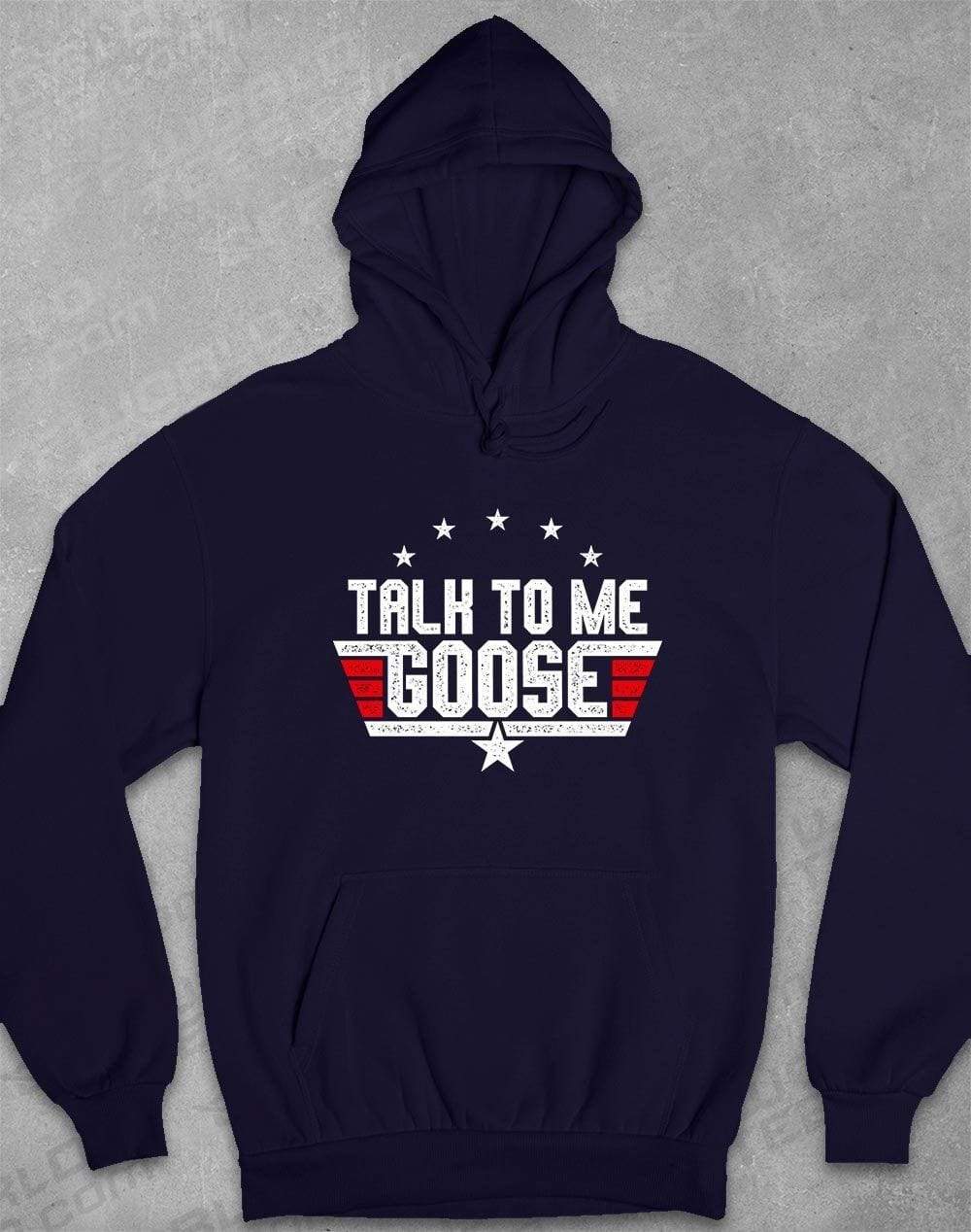 Talk to Me Goose Hoodie S / Oxford Navy  - Off World Tees