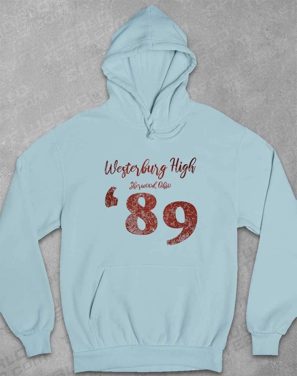 Westerburg High School Hoodie XS / Sky Blue - Off World Tees