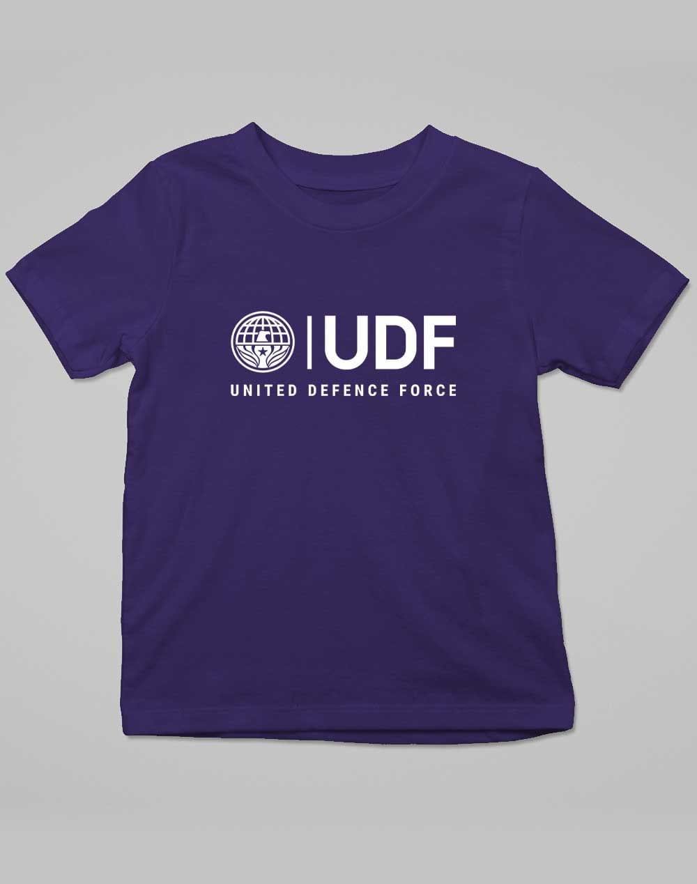 UDF United Defense Force Kids T-Shirt 3-4 years / Navy - Off World Tees