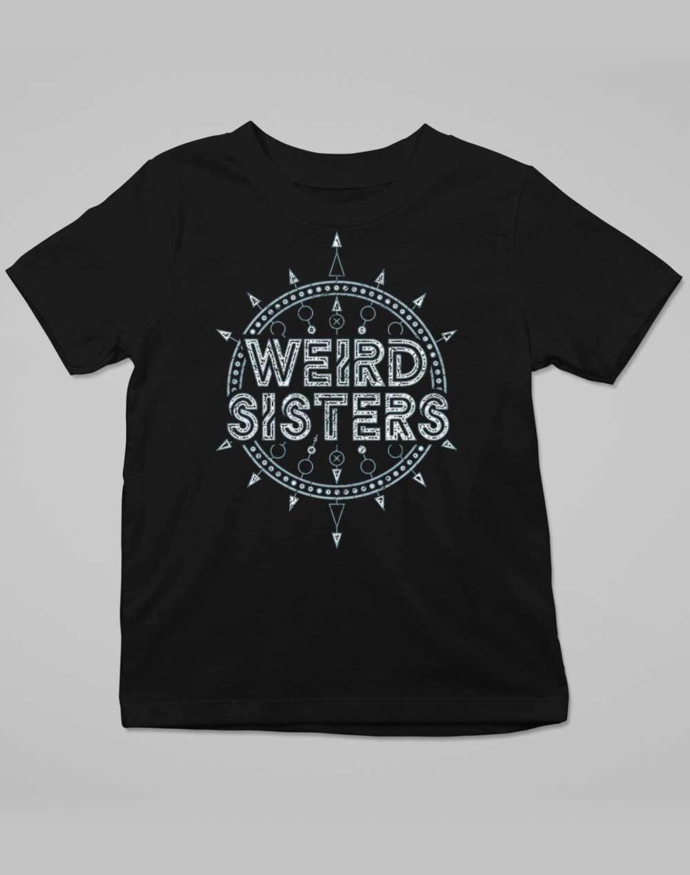 Weird Sisters Band Logo Kids T-Shirt 3-4 years / Deep Black - Off World Tees