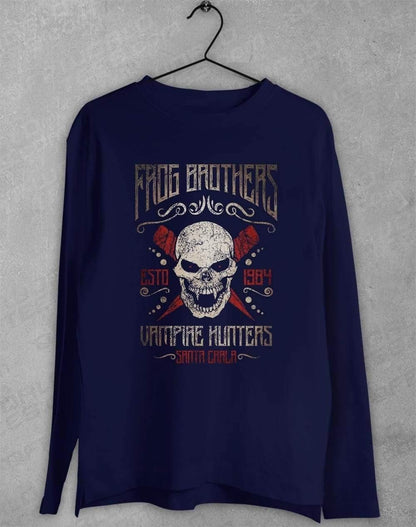Frog Brothers Long Sleeve T-Shirt S / Navy  - Off World Tees